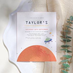 Papier Voyage Autour Du Soleil   Budget Space Boy Anniver