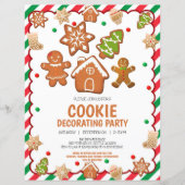 Papier Voyage de Noël Cookie Décoration Fête Invitation f (Devant)
