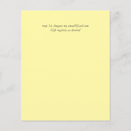 Papier Vrai Amour ENGAGEMENT Partie Invitations Enregistr (Dos)