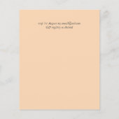 Papier Vrai couleurs PHOTO Collage Mariage Invitations bu (Dos)