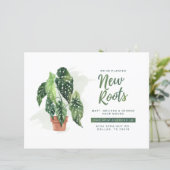 Papier Watercolor Change of Address Moving Announcement  (Debout devant)