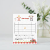 Papier Watercolor Farm Anniversaire jeu de baby shower de (Debout devant)