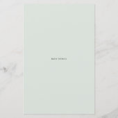 Papier Watercolor Forest Woodland Baby shower Invitation (Dos)