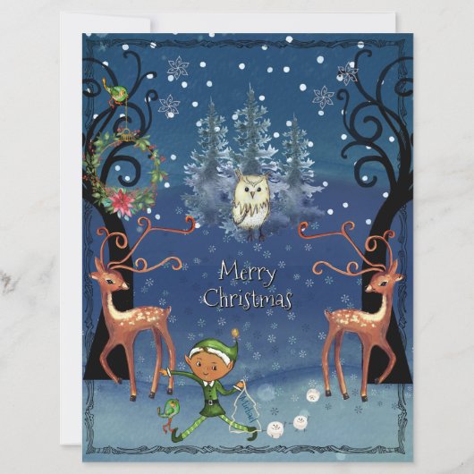 Papier Watercolor Magical Letter from Santa | Reindeer (Dos)