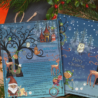 Papier Watercolor Magical Letter from Santa | Reindeer