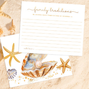 Papier Watercolor Ocean Little Pearl Activité Baby shower