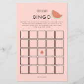 Papier Watermelon Anniversaire Fête Jeu de Bingo (Devant)