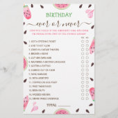 Papier Watermelon One In A Melon Anniversaire Jamais ou j (Devant)