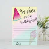 Papier Watermelon Wives pour le jeu de fille d'anniversai (Debout devant)