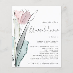 PAPIER Waterverf Tulp Weddenschap Flyer