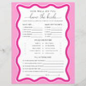 Papier Wave Pink Comment Bien Connaissez-Vous Le Jeu De M (Devant)