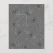 Papier Web et citrouilles d'araignées d'Halloween (Dos)