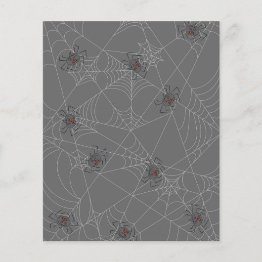 Papier Web et citrouilles d'araignées d'Halloween (Devant)