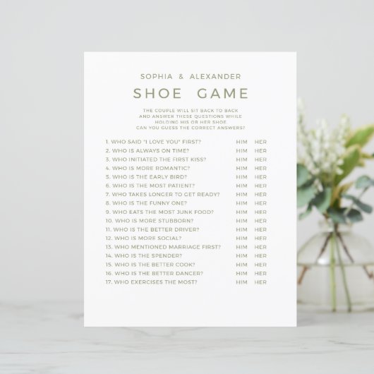 Papier  Wedding Games  (Debout devant)