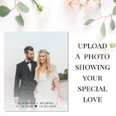 Papier Wedding Photo Reception Pink Save the Date