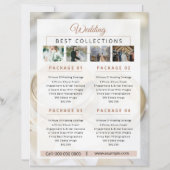 Papier Wedding Photography Price List Template (Dos)