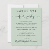 Papier Wedding QR Code Happily Ever After Party Invite (Devant)