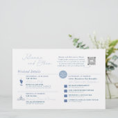 Papier Wedding Weekend Welcome Map CUSTOM FOR CHRISTINE (Debout devant)