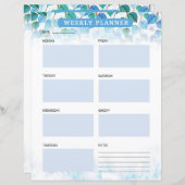 Papier Weekly Planner Template (Devant / Derrière)