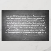 Papier Weihnachtsgrüße auf der Kreidetafel (Dos)