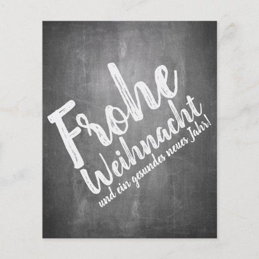 Papier Weihnachtsgrüße auf der Kreidetafel (Devant)