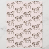 Papier Western Cowboy Boy Baby shower Affiche de bienvenu (Dos)