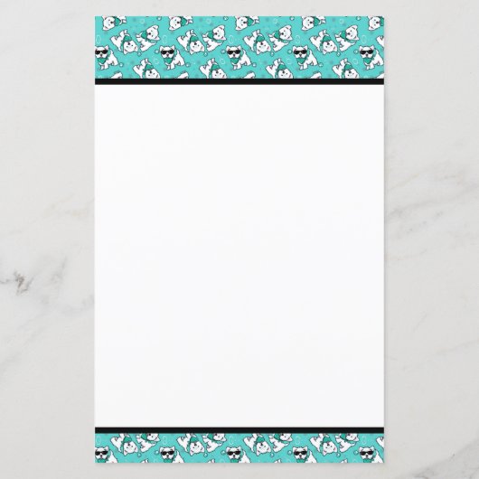 Papier Westies Cutieface KiniArt (Dos)