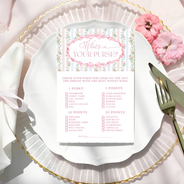 Papier Whats Floral Bow dans votre jeu de douche à sac (Créateur téléchargé)