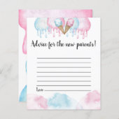 Papier Whats the scoop Conseils pour les parents Card. (Devant / Derrière)