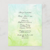 Papier Whimsical Bride Mariage Arch Blue Green (Dos)