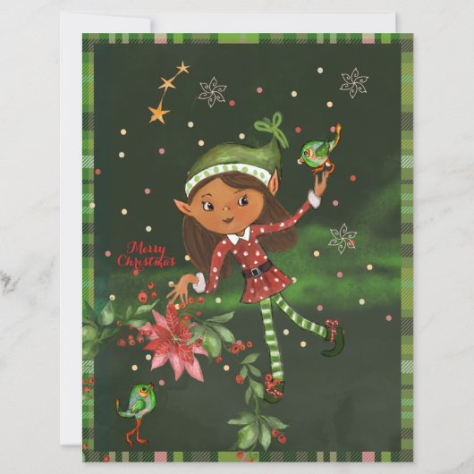 Papier Whimsical Official Letter from Santa Desk with Elf (Dos)