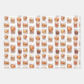 Papier Whiskey Wrapping - Papier cadeau Cocktail (Devant)