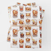Papier Whiskey Wrapping - Papier cadeau Cocktail (En situation)