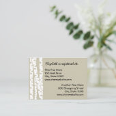 Papier White Birch Informatiekaartje (Staand voorkant)