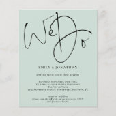 PAPIER wij de Code Mint QR uitnodigen Flyer (Voorkant)