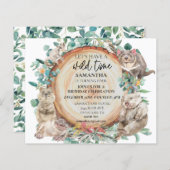 Papier Wild Time mignon Animaux australiens Anniversaire (Devant / Derrière)