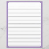 Papier Wildflowers Mason Jar Pink & Purple Recipe Sheets (Dos)