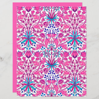 Papier William Morris Hyacinth Imprimer, rose Fuchsia