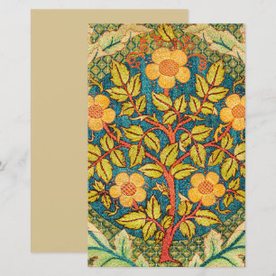 Papier William Morris Rose Wreath : Arts et Métiers class