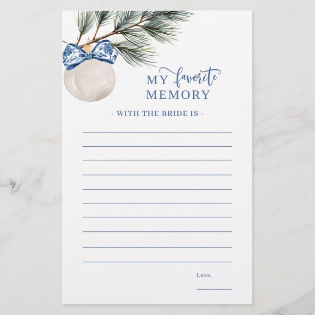 Papier Winter Chinoiserie Bow My Favori Memory Jeu (Devant)