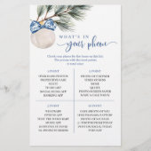 Papier Winter Chinoiserie Bow What's In Your Phone Game (Devant)