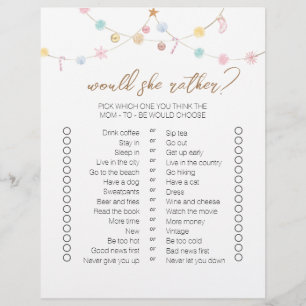 Papier Winter Wonderland Jeux de Baby shower de Bingo à d