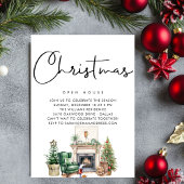 PAPIER | Winter Wonderland Kerstopen haard Kaart