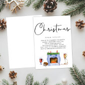 PAPIER | Winter Wonderland Kerstopen haard Kaart