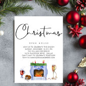 PAPIER | Winter Wonderland Kerstopen haard Kaart