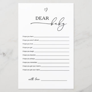 Papier Wishes Dear Baby game