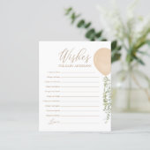 Papier Wives for Baby Gold Balloon Baby shower Jeu (Debout devant)