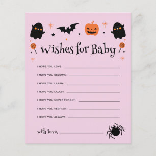 Papier Wives for Baby Halloween Witchy Baby shower Jeu