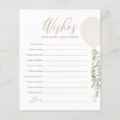 Papier Wives for Baby White Balloon Baby shower Jeu (Devant)