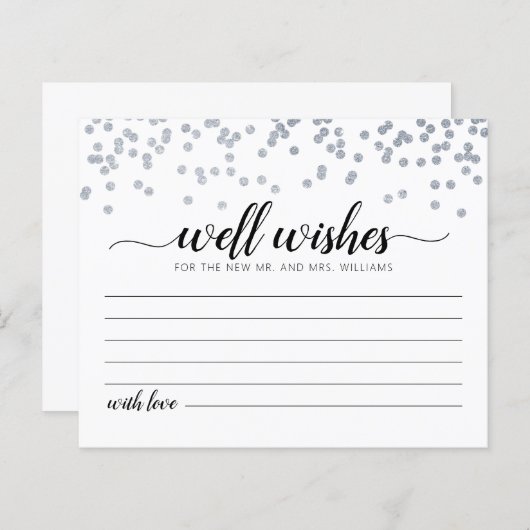 Papier Wives for the Bride and Groom Card (Devant / Derrière)